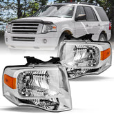 VehicleAid Headlights For 2007-2014 Ford Expedition